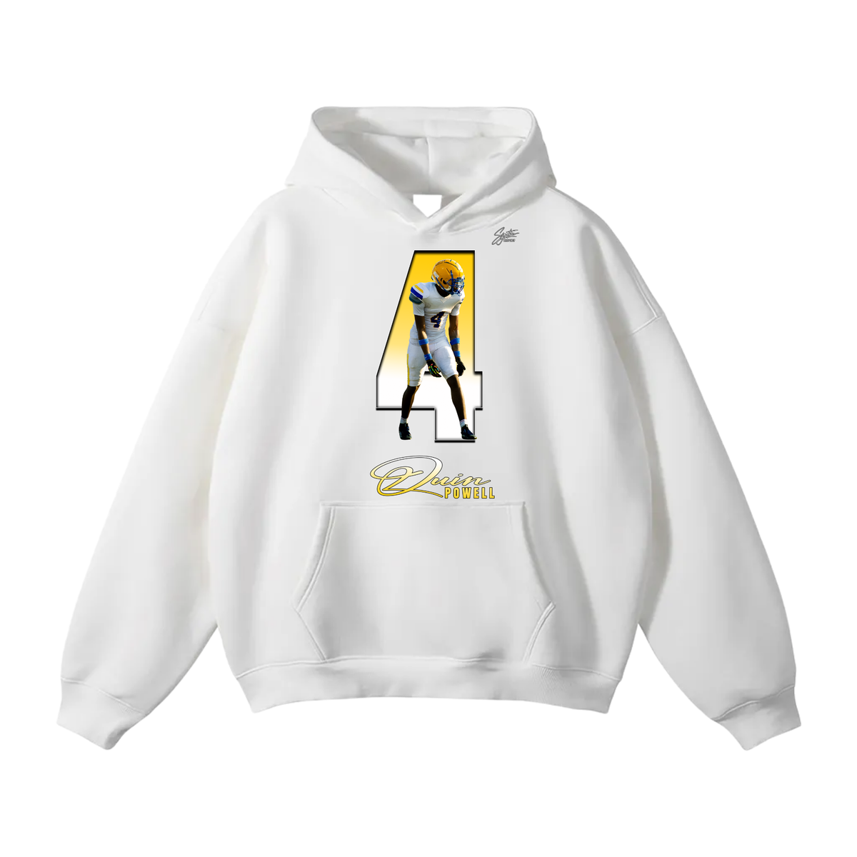 Quin Powell Oversize Fleeced Hoodie