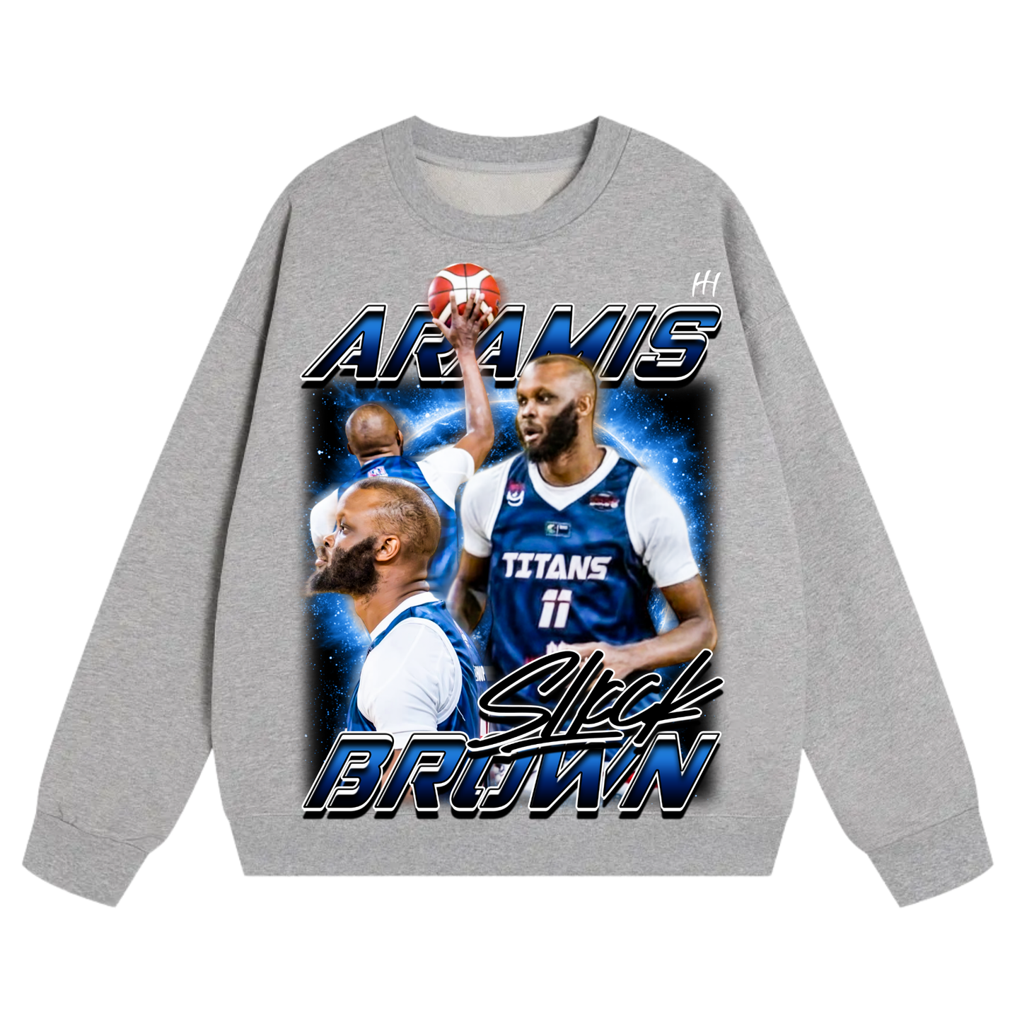 Aramis Brown Heavyweight Crewneck Sweatshirt