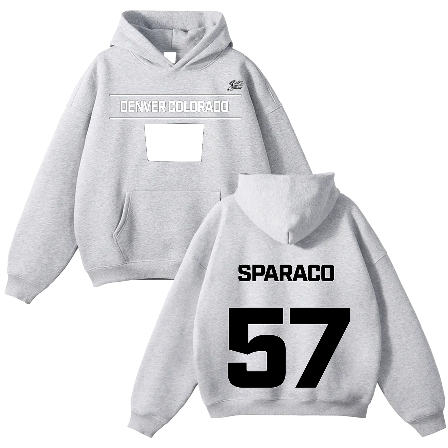 Strasi Sparaco Oversize Fleeced Hoodie