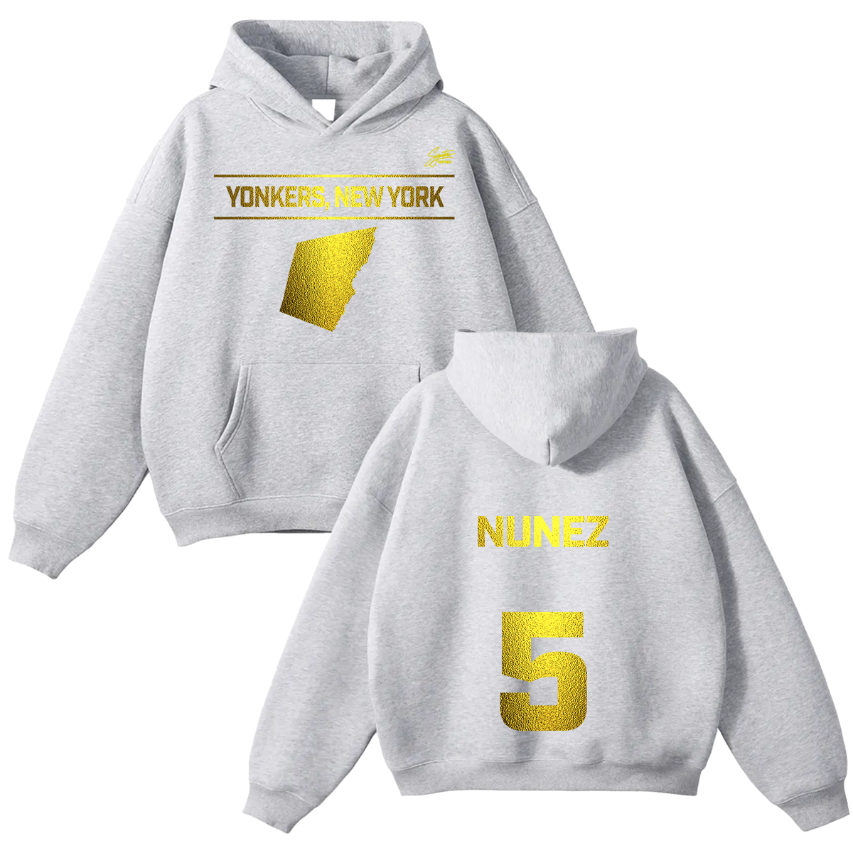 JL Nunez Oversize Fleeced Hoodie