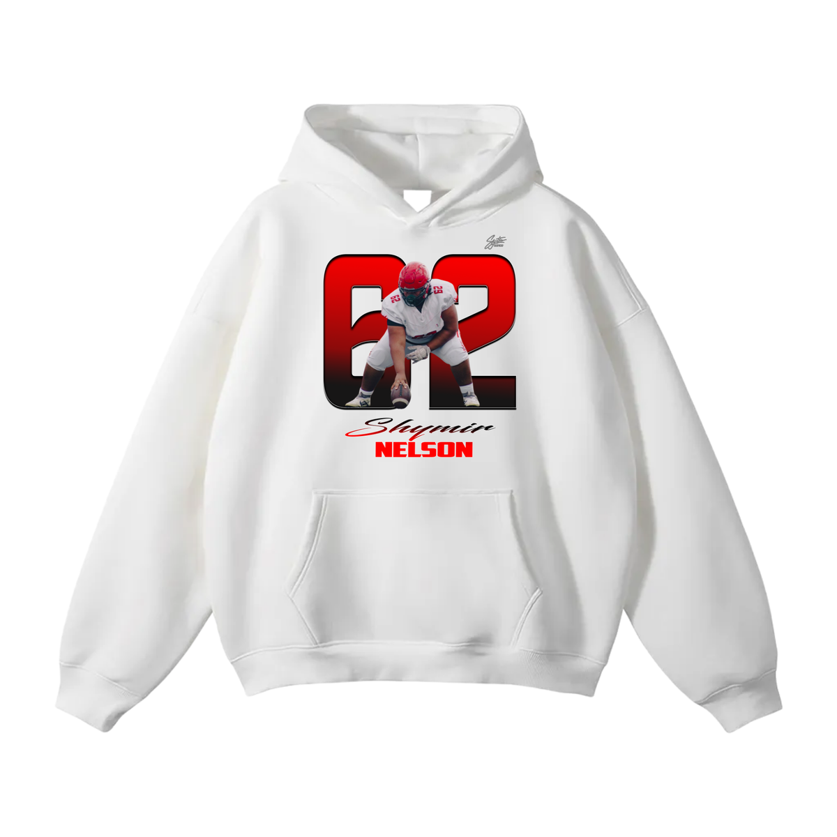 Shymir Nelson Oversize Fleeced Hoodie