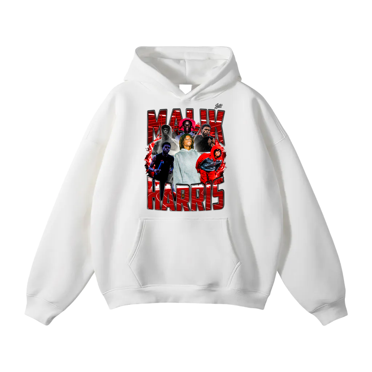 Malik Harris Oversize Fleeced Hoodie