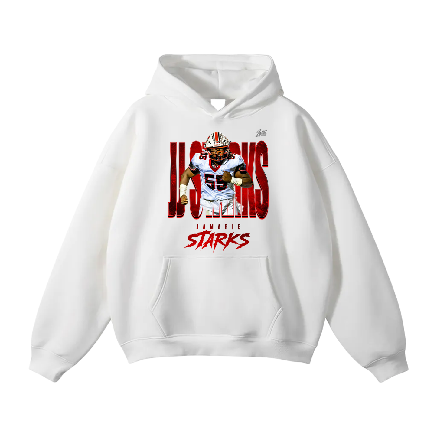 Jamarie “JJ” Starks Oversize Fleeced Hoodie