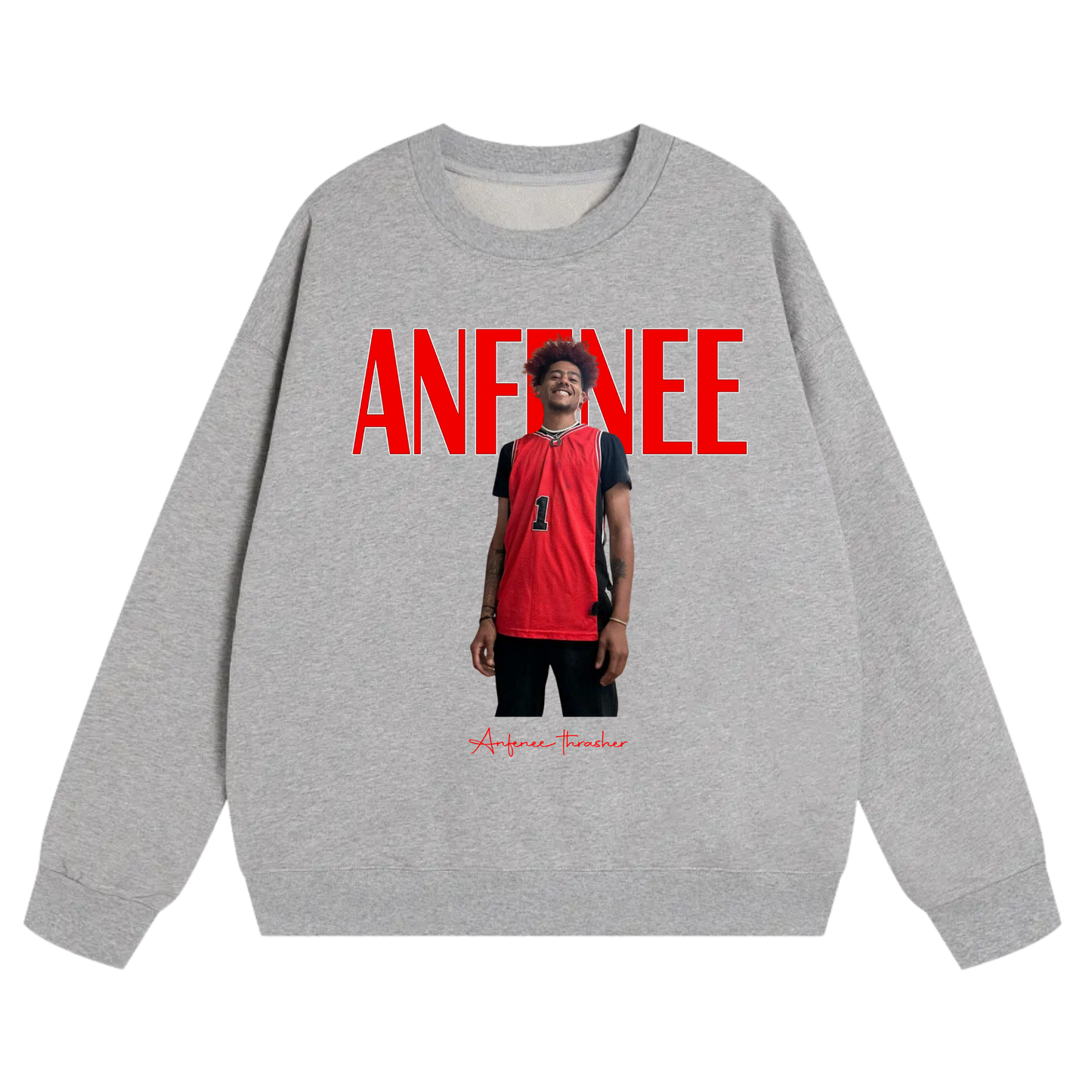 Anfenee Thrasher Heavyweight Crewneck Sweatshirt