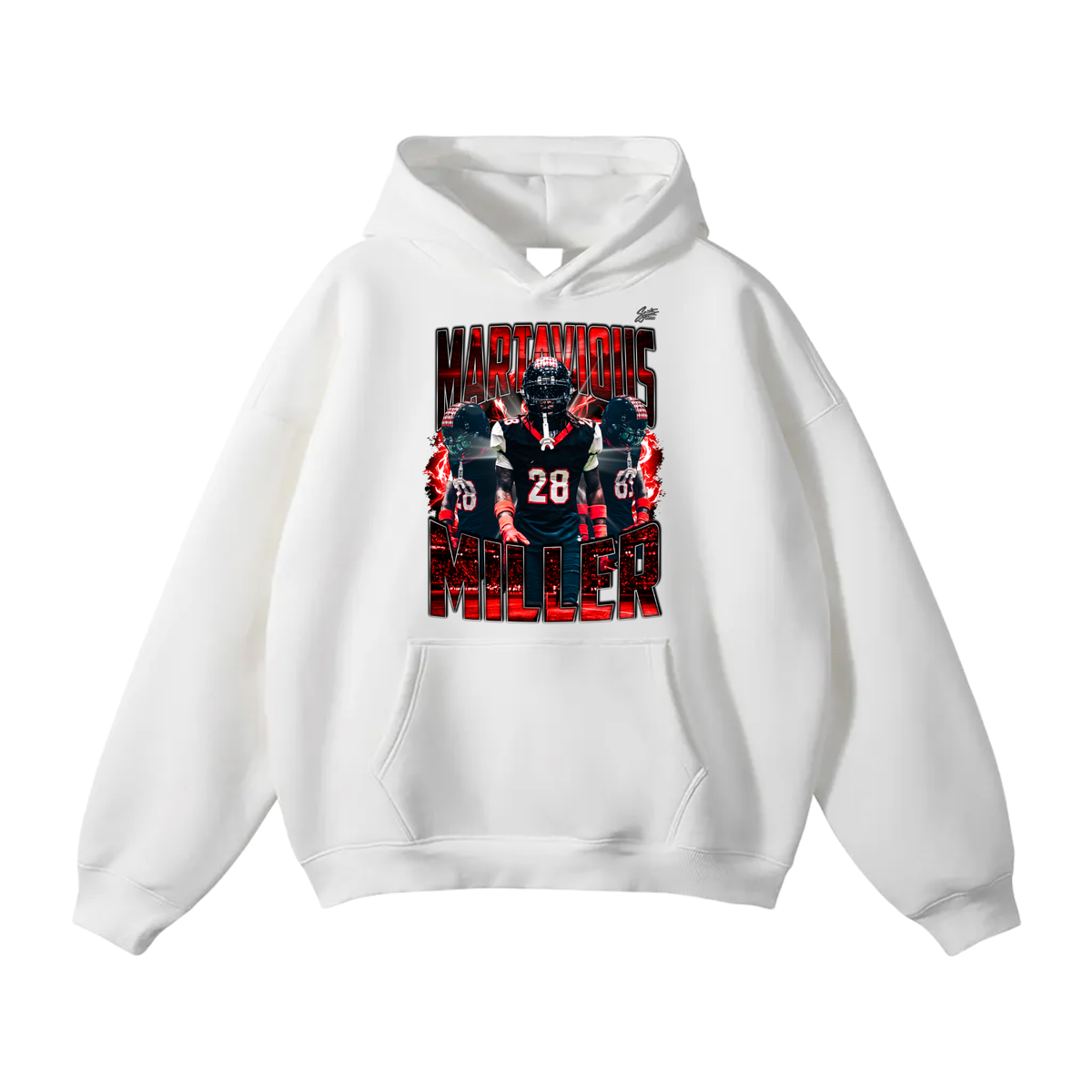 Martavious Miller Oversize Fleeced Hoodie