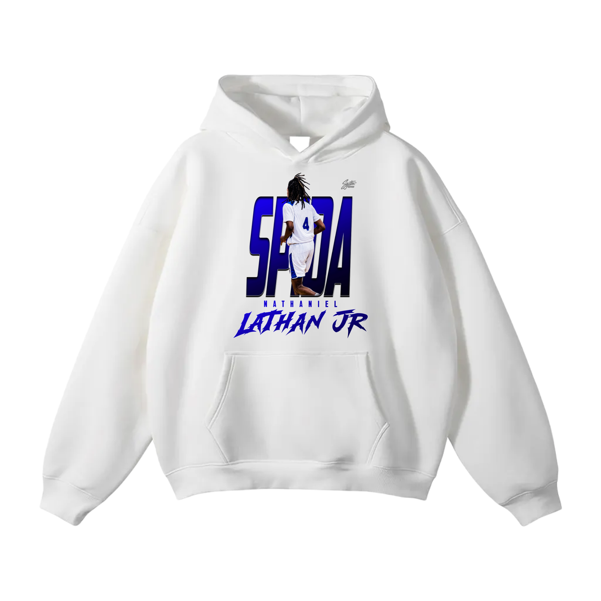Nathaniel Lathan Jr Oversize Fleeced Hoodie
