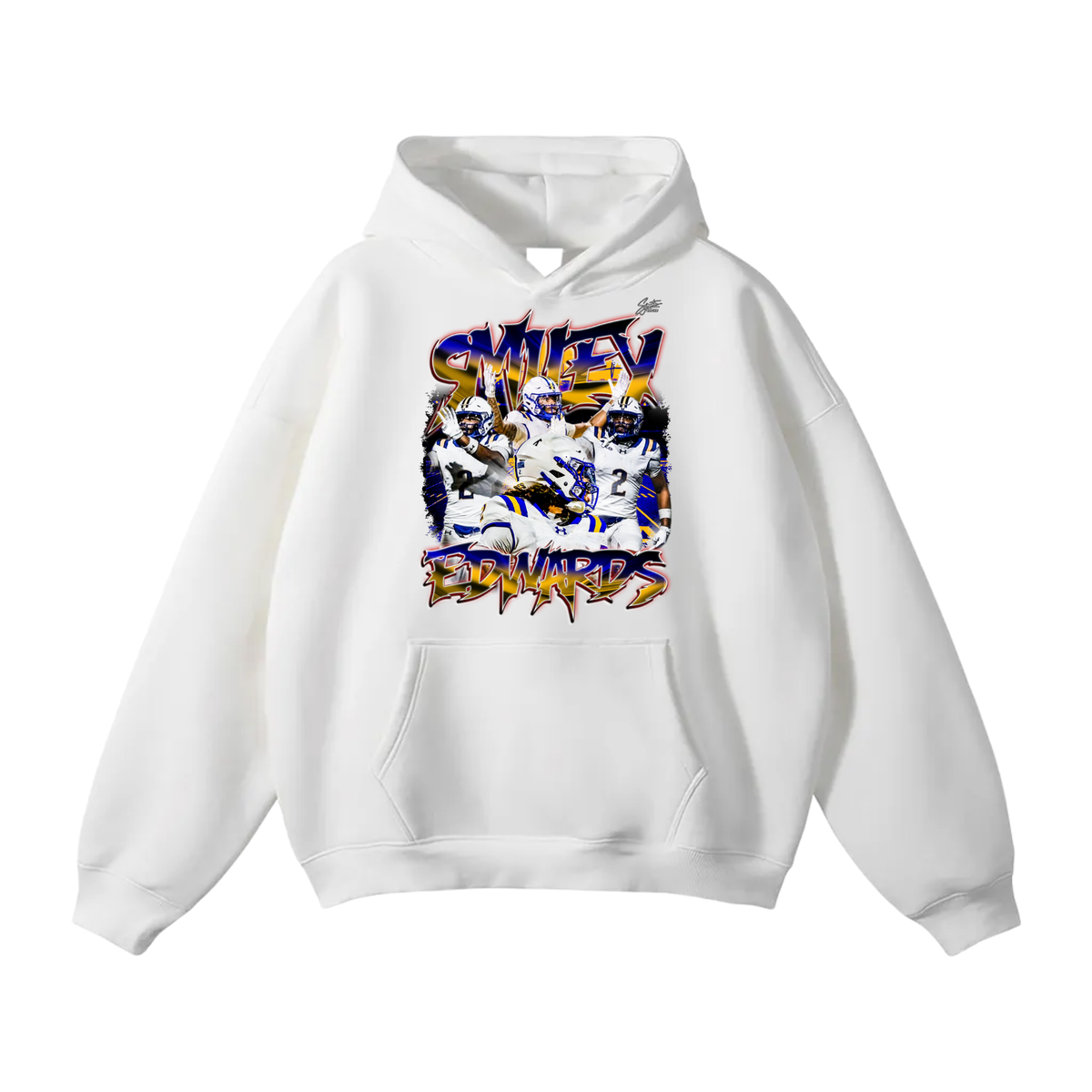 Smiley Edwards Oversize Fleeced Hoodie