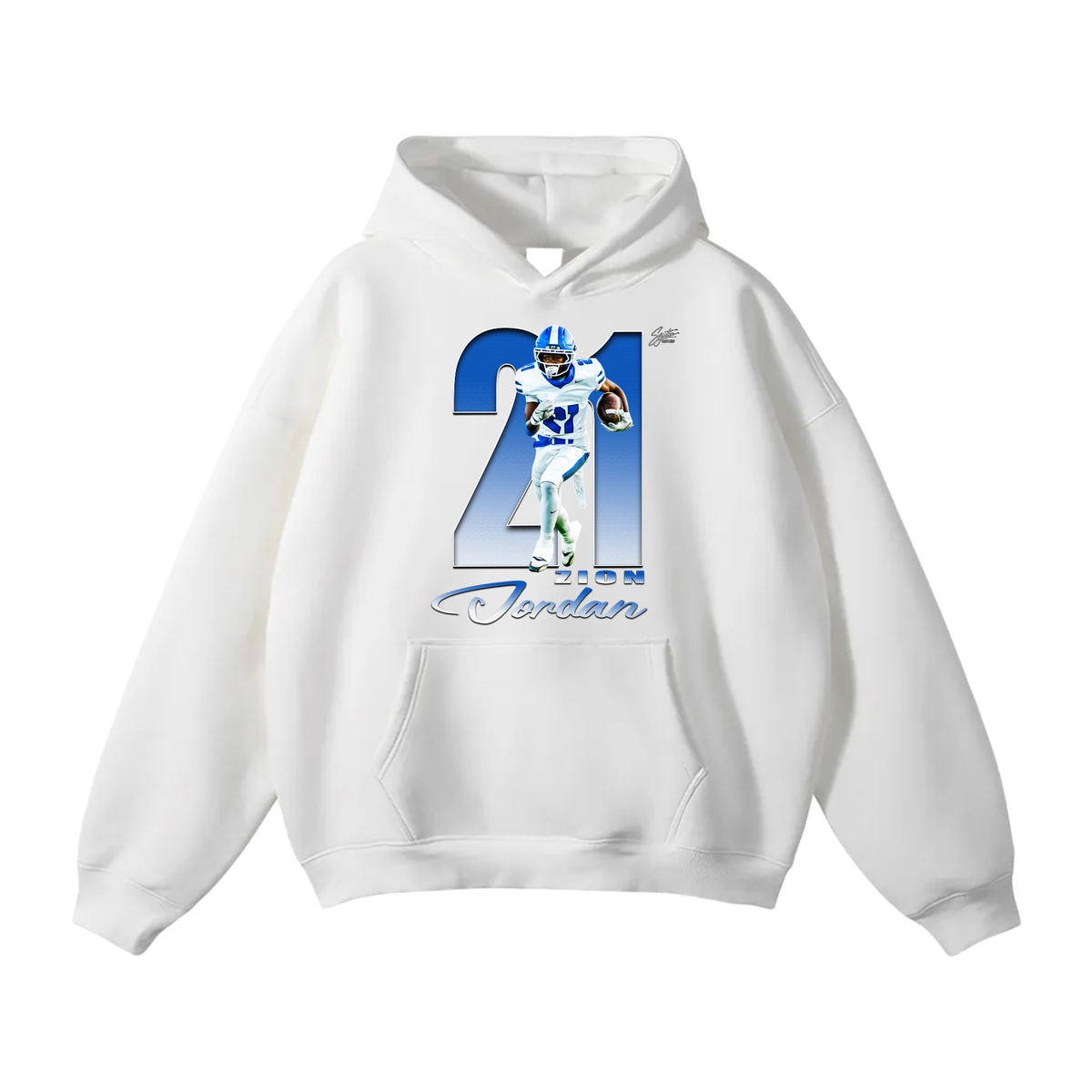 Zion Jordan Oversize Fleeced Hoodie