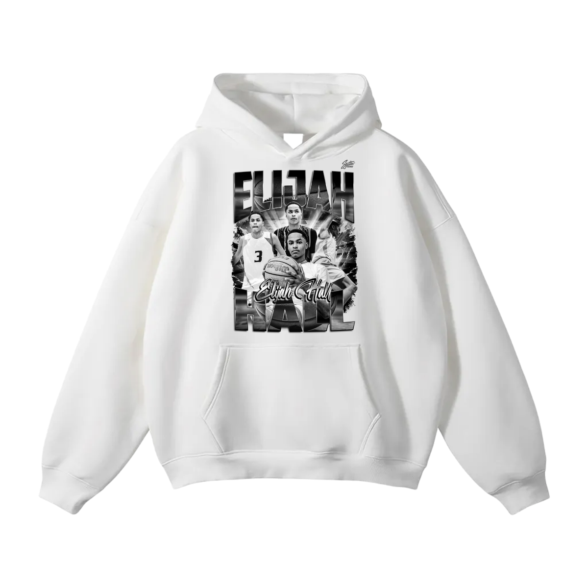 Elijah Hall Oversize Fleeced Hoodie