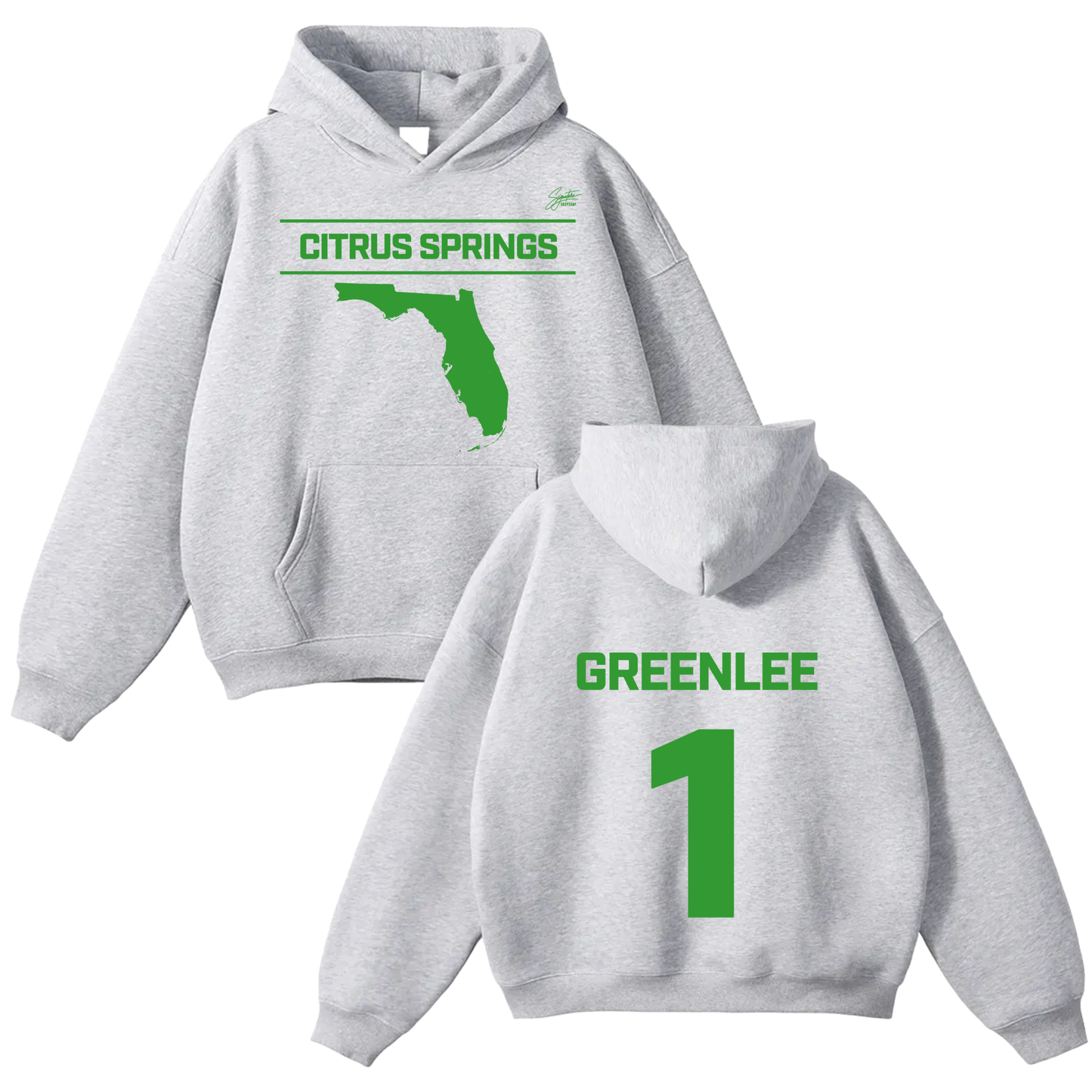 Travaun Greenlee Oversize Fleeced Hoodie