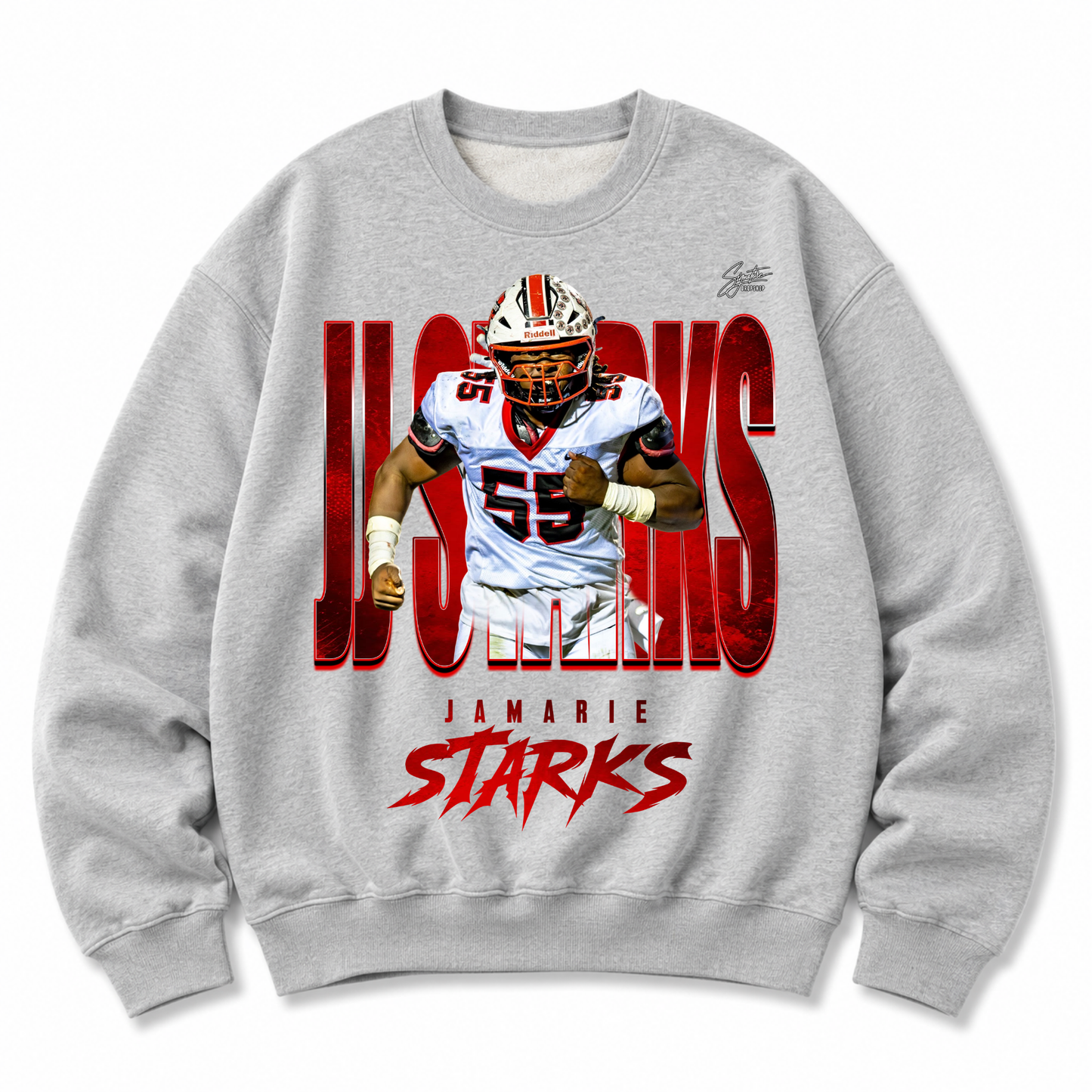 Jamarie “JJ” Starks Heavyweight Crewneck Sweatshirt