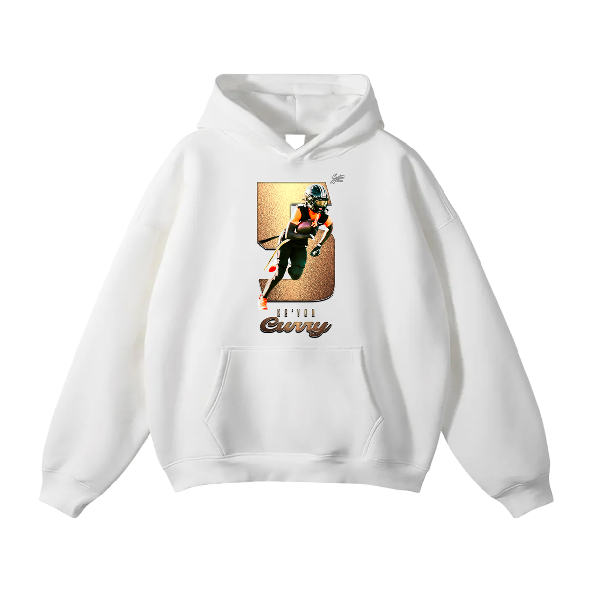 Ke’Von Curry Oversize Fleeced Hoodie