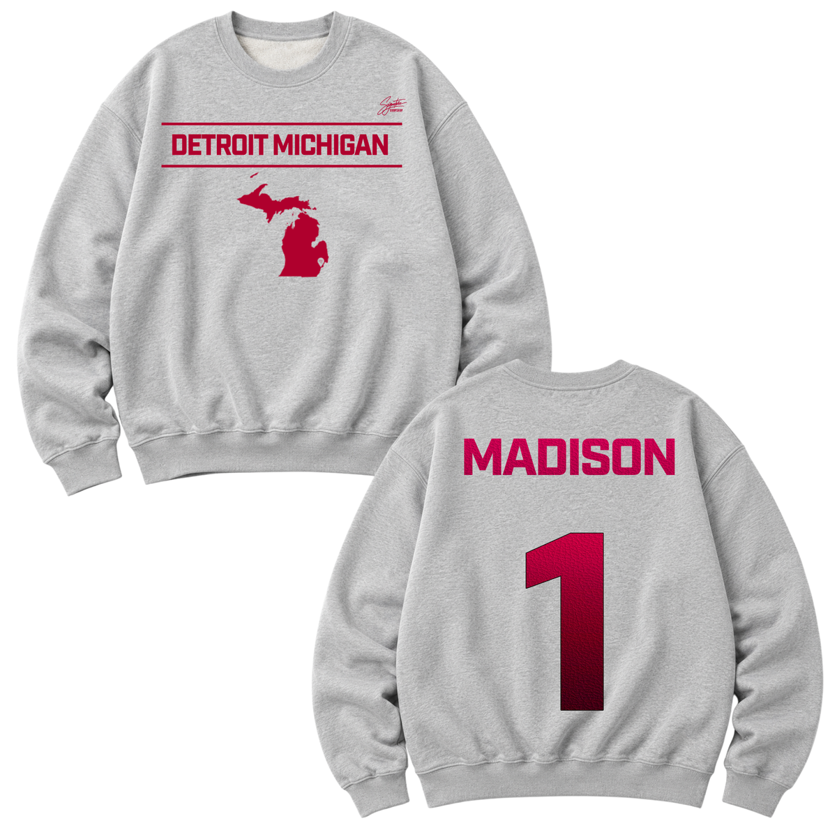 Al’naijah Madison Heavyweight Crewneck Sweatshirt