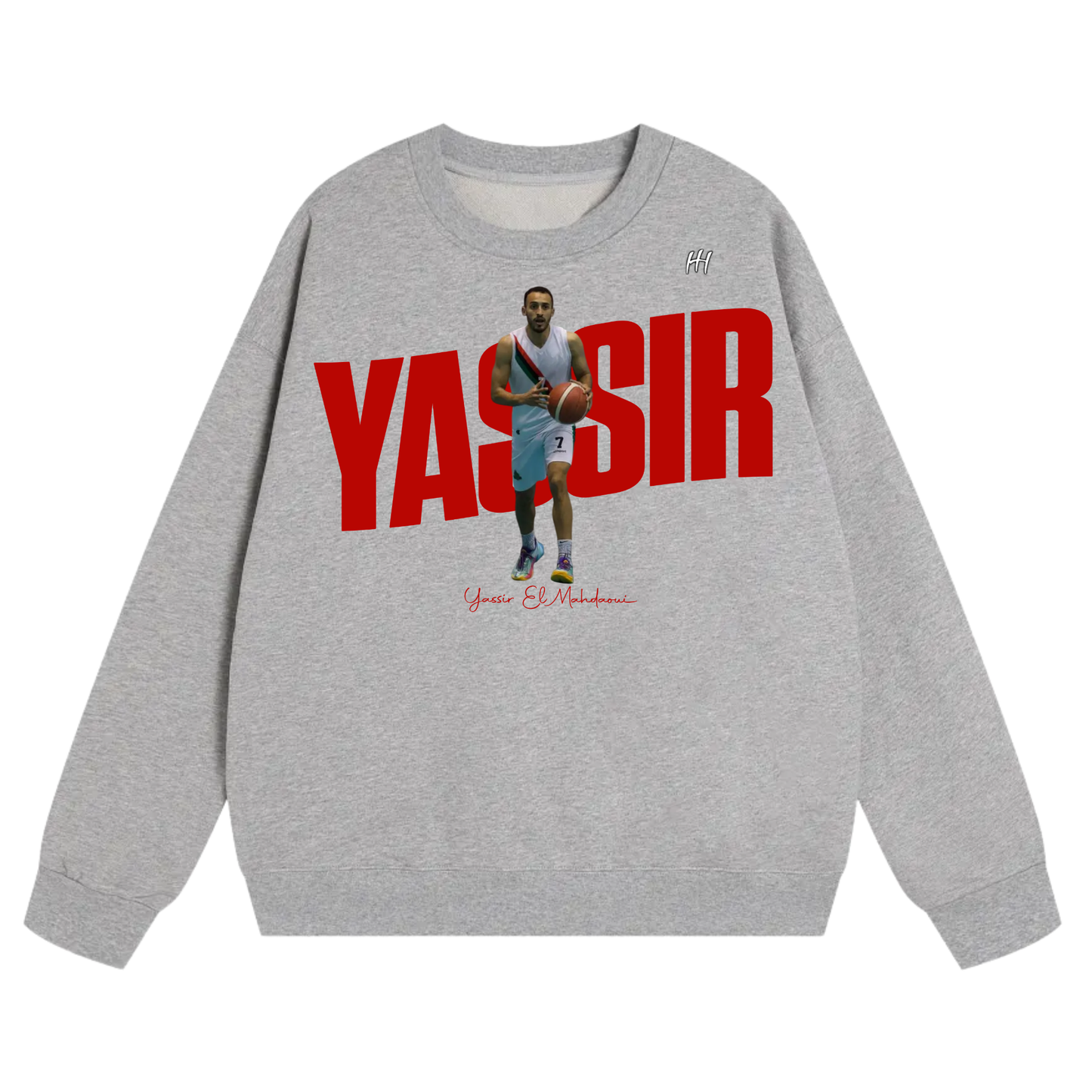 El mahdaoui Yassir  Heavyweight Crewneck Sweatshirt