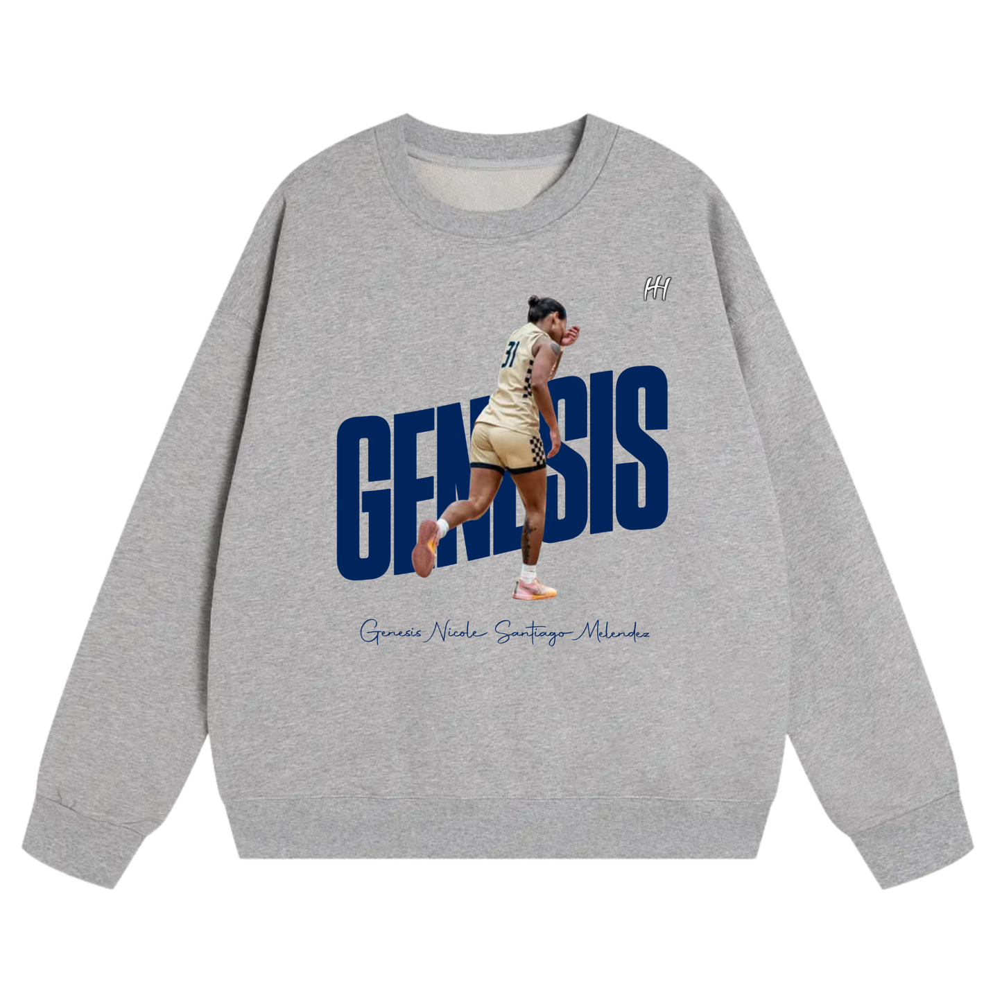Genesis Nicole Santiago Melendez Heavyweight Crewneck Sweatshirt