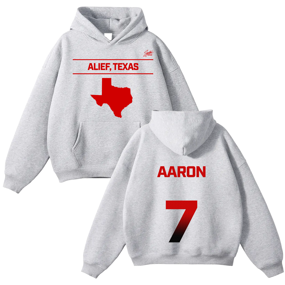 Aaron Jackson Oversize Fleeced Hoodie