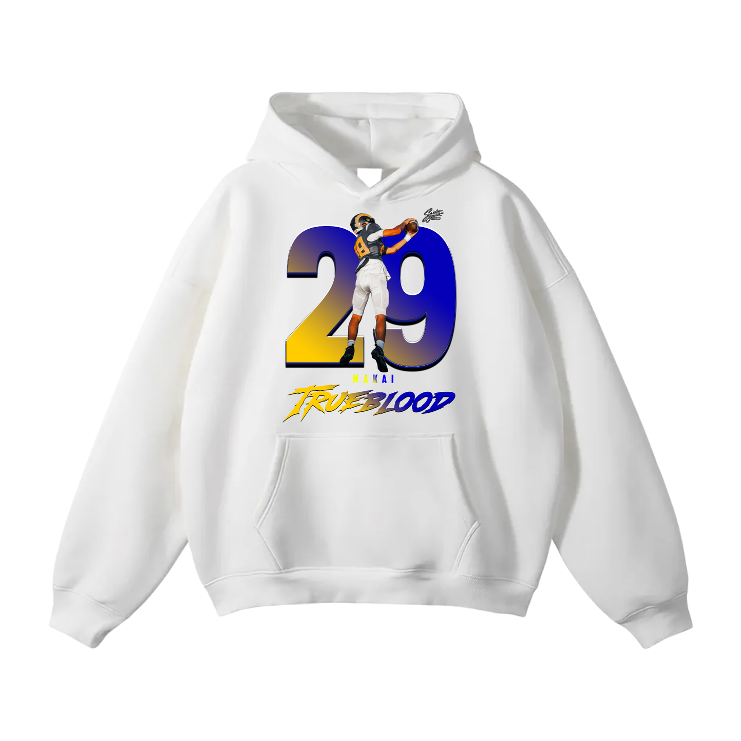 Makai Trueblood  Oversize Fleeced Hoodie