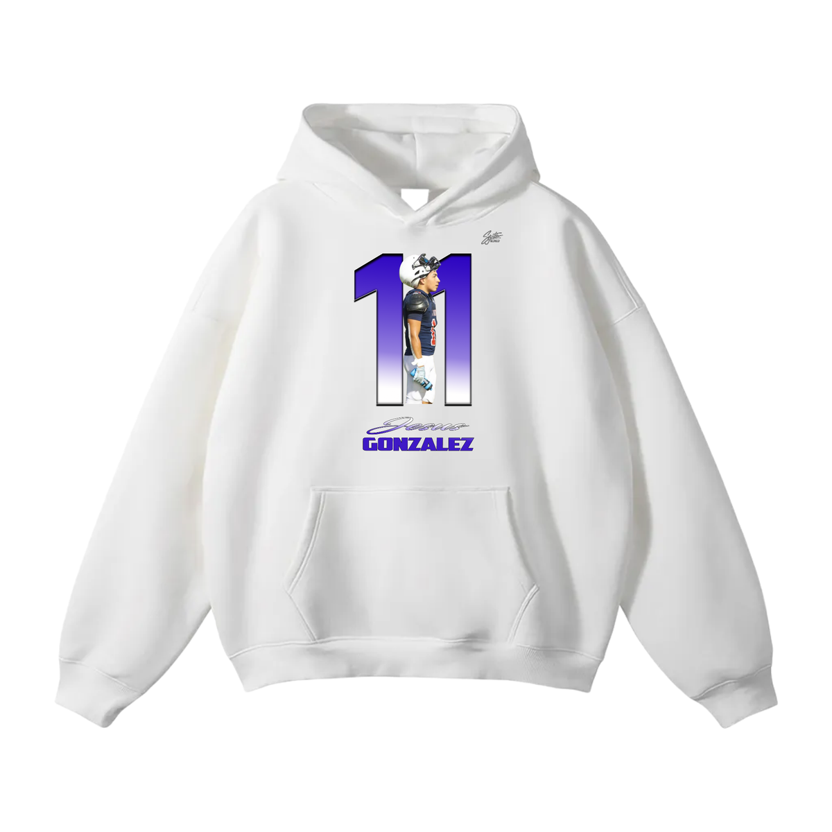 Jesus Gonzalez Oversize Fleeced Hoodie