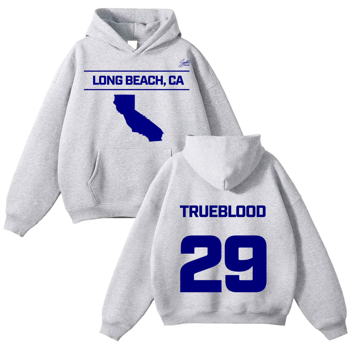Makai Trueblood  Oversize Fleeced Hoodie