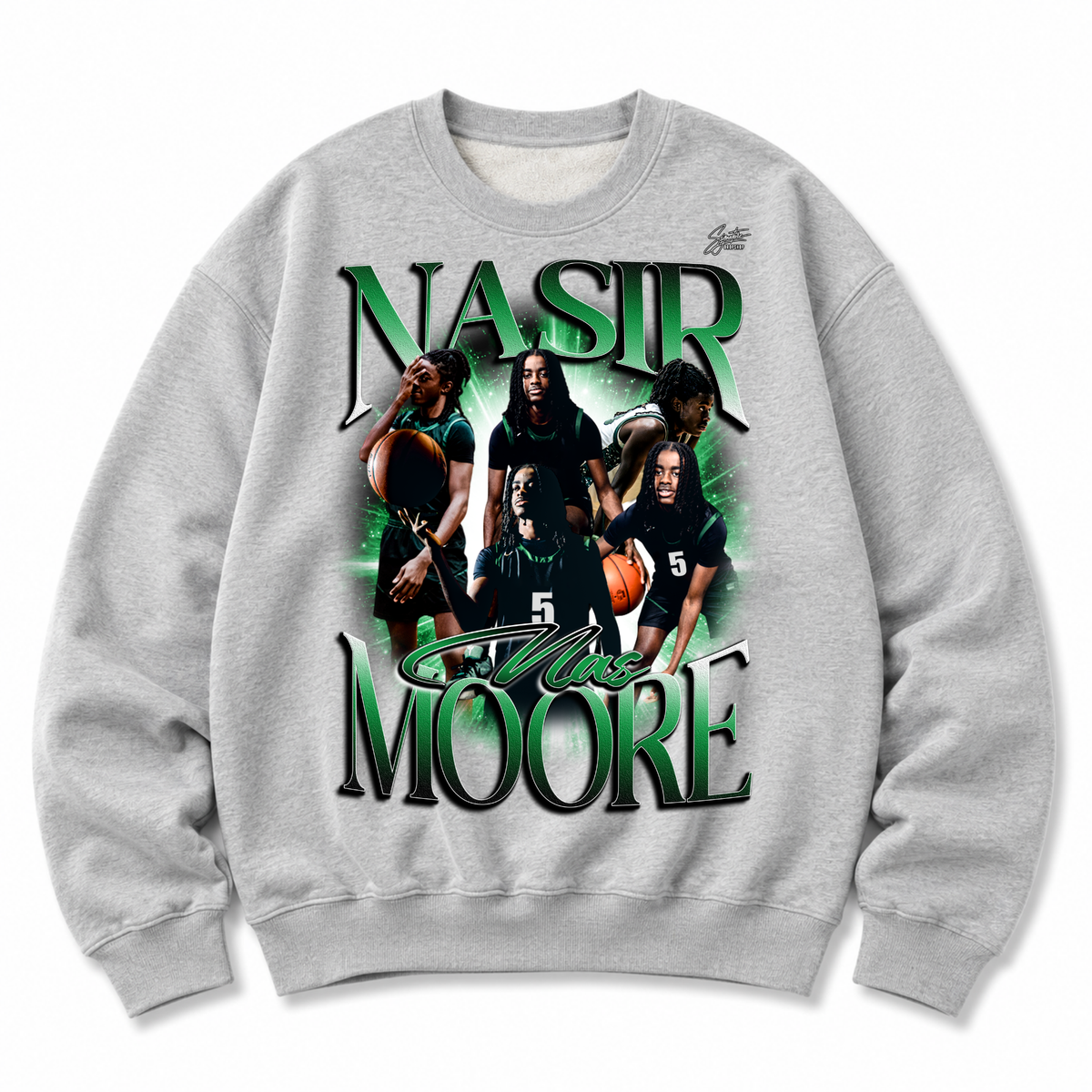 Nasir Moore Heavyweight Crewneck Sweatshirt
