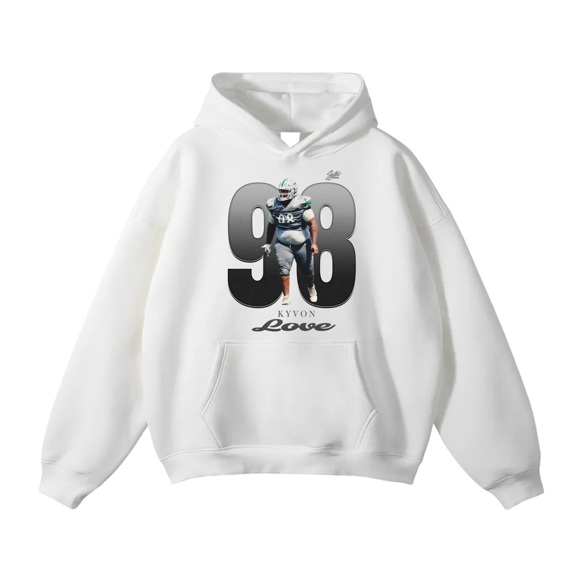 Kyvon Love Oversize Fleeced Hoodie