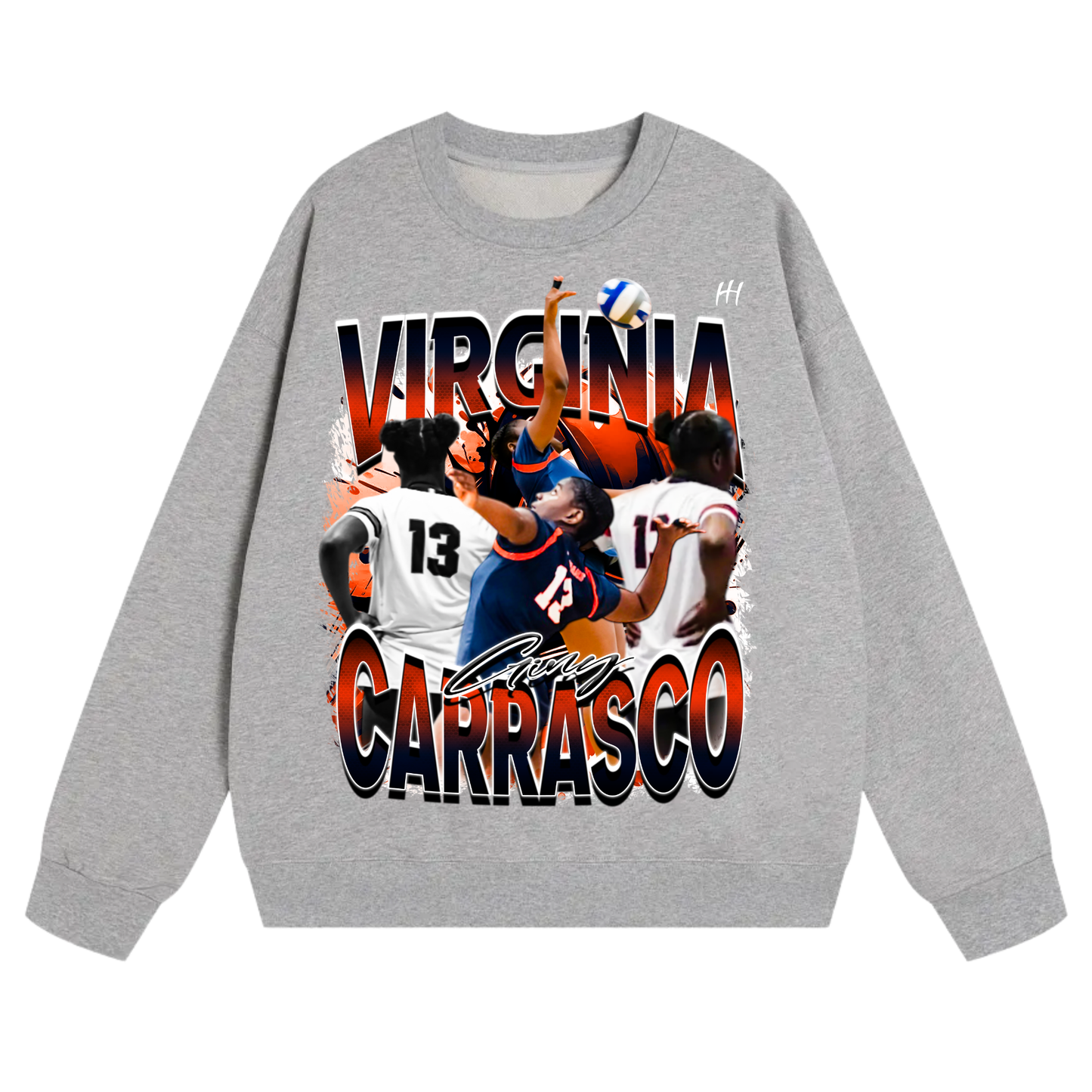 Virginia Carrasco Contreras Heavyweight Crewneck Sweatshirt