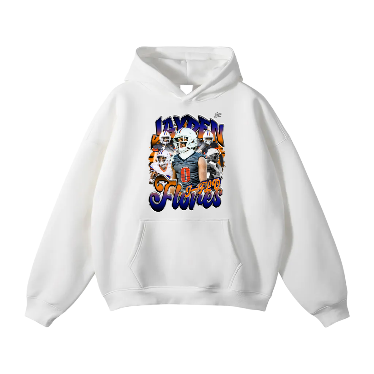 Jayden Flores Oversize Fleeced Hoodie