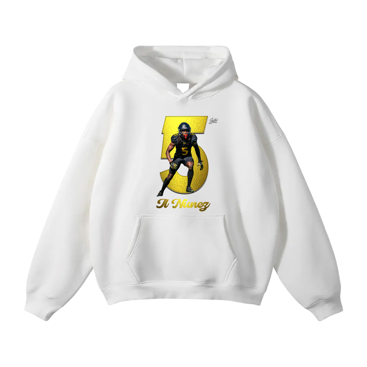 JL Nunez Oversize Fleeced Hoodie