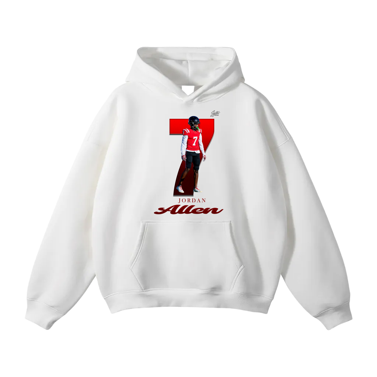 Jordan Allen Oversize Fleeced Hoodie