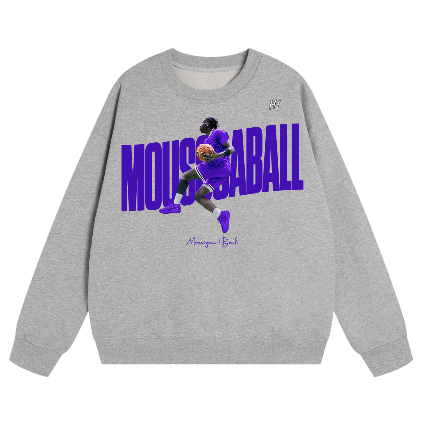 Moussga Ball Heavyweight Crewneck Sweatshirt