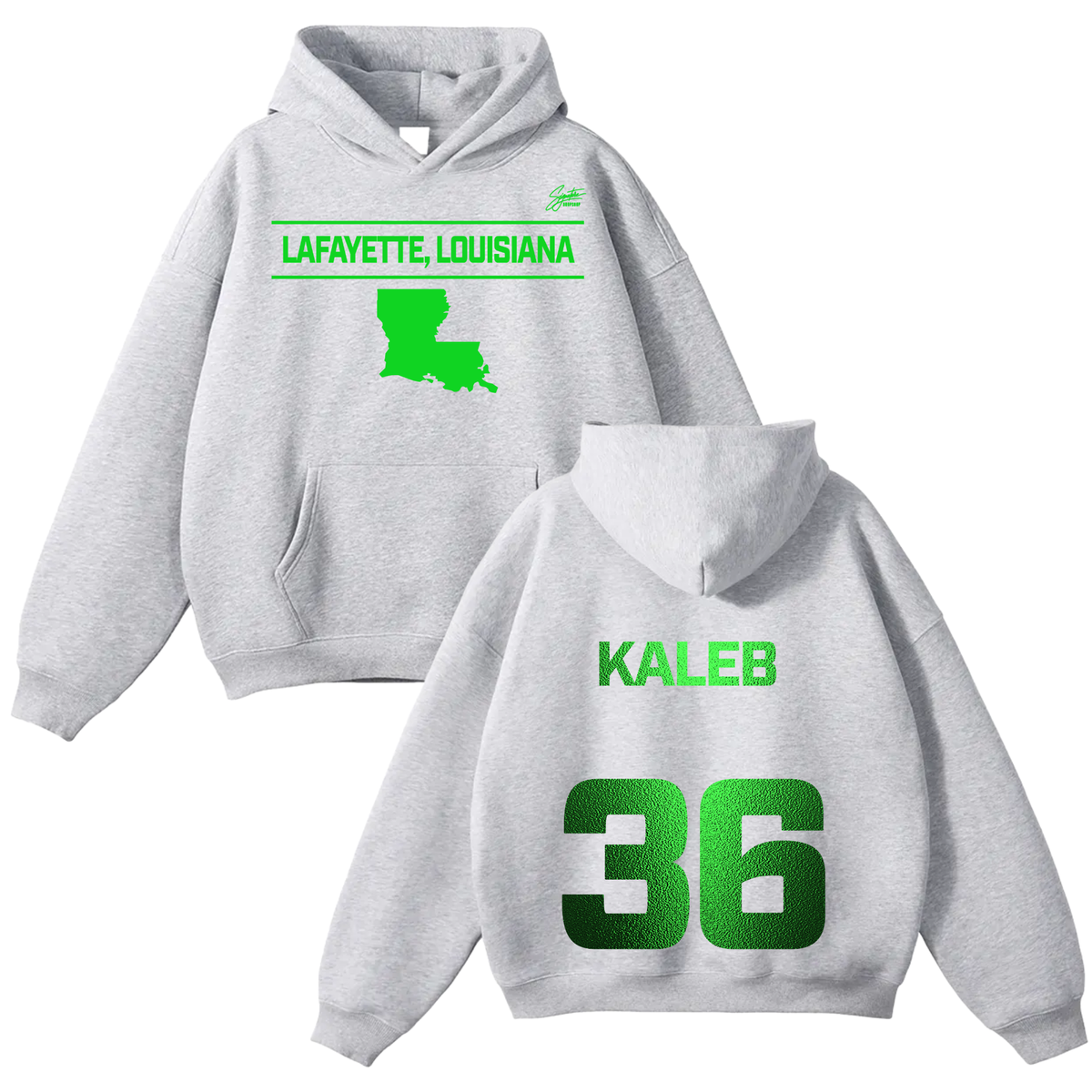 Kaleb Daniels Oversize Fleeced Hoodie