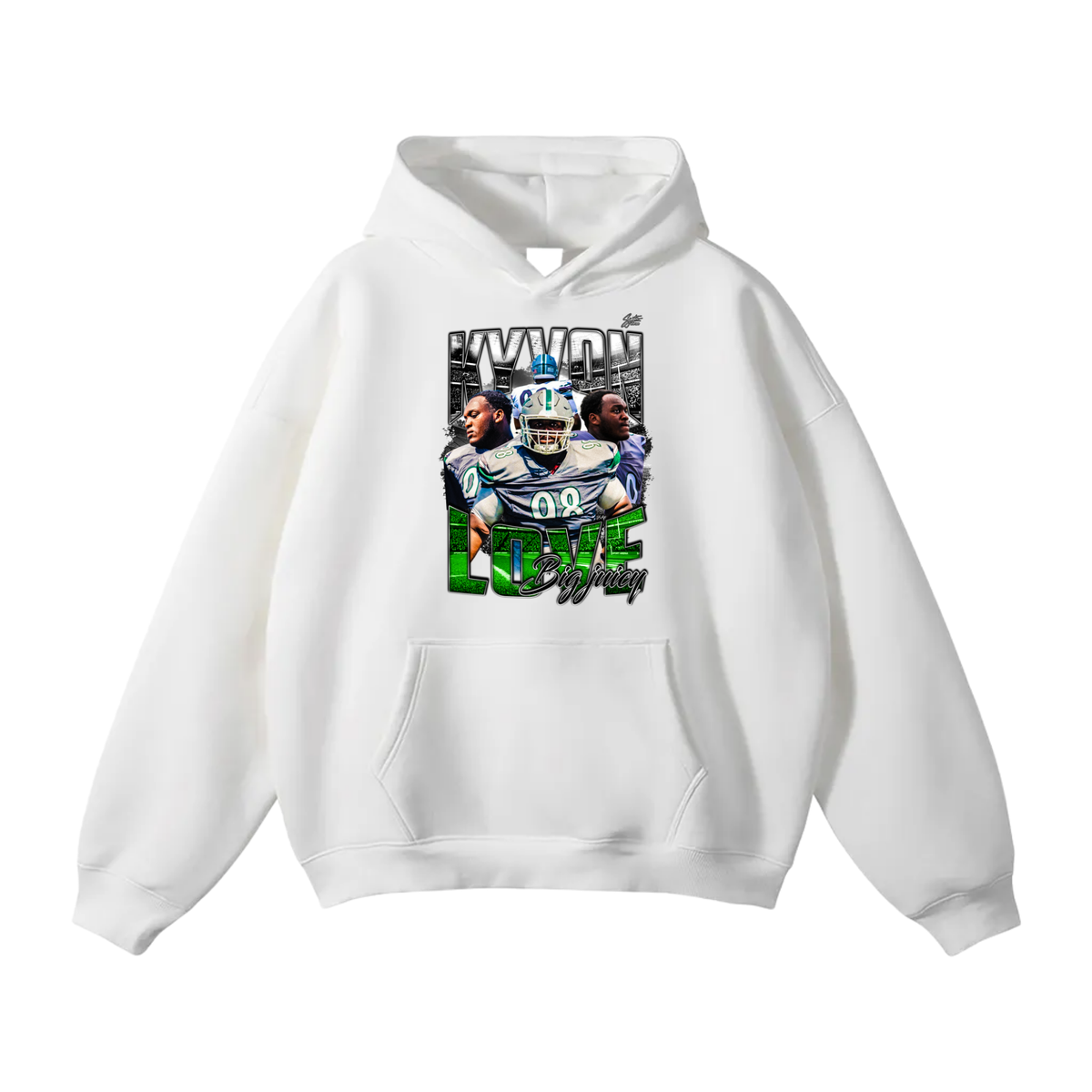 Kyvon Love Oversize Fleeced Hoodie