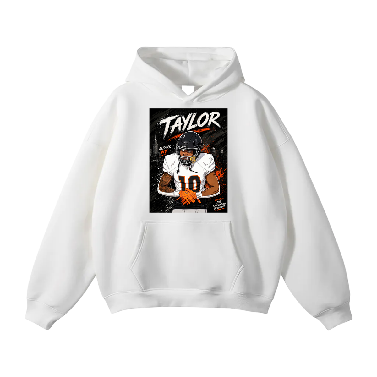 Taurian Taylor Oversize Fleeced Hoodie