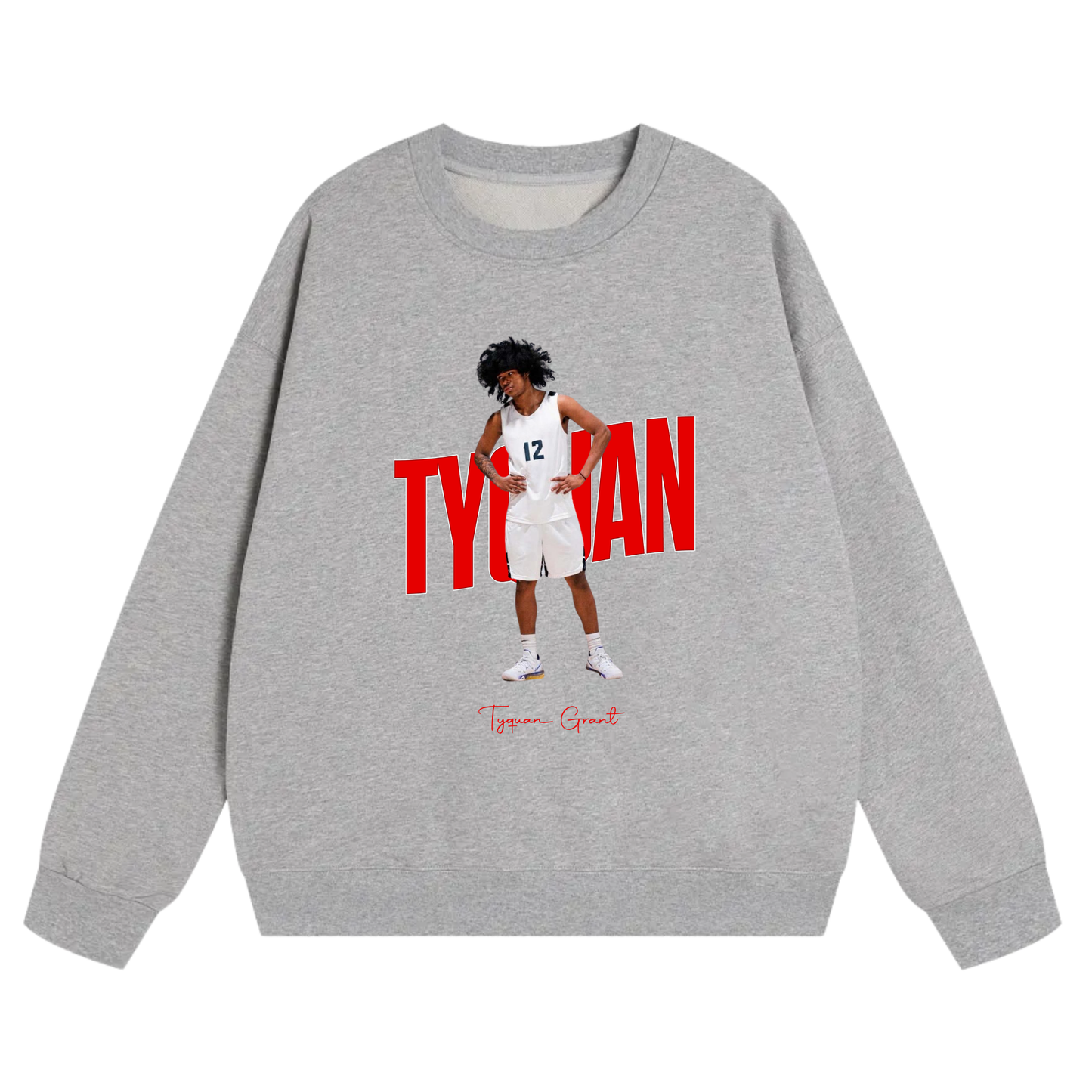 Tyquan Grant Heavyweight Crewneck Sweatshirt