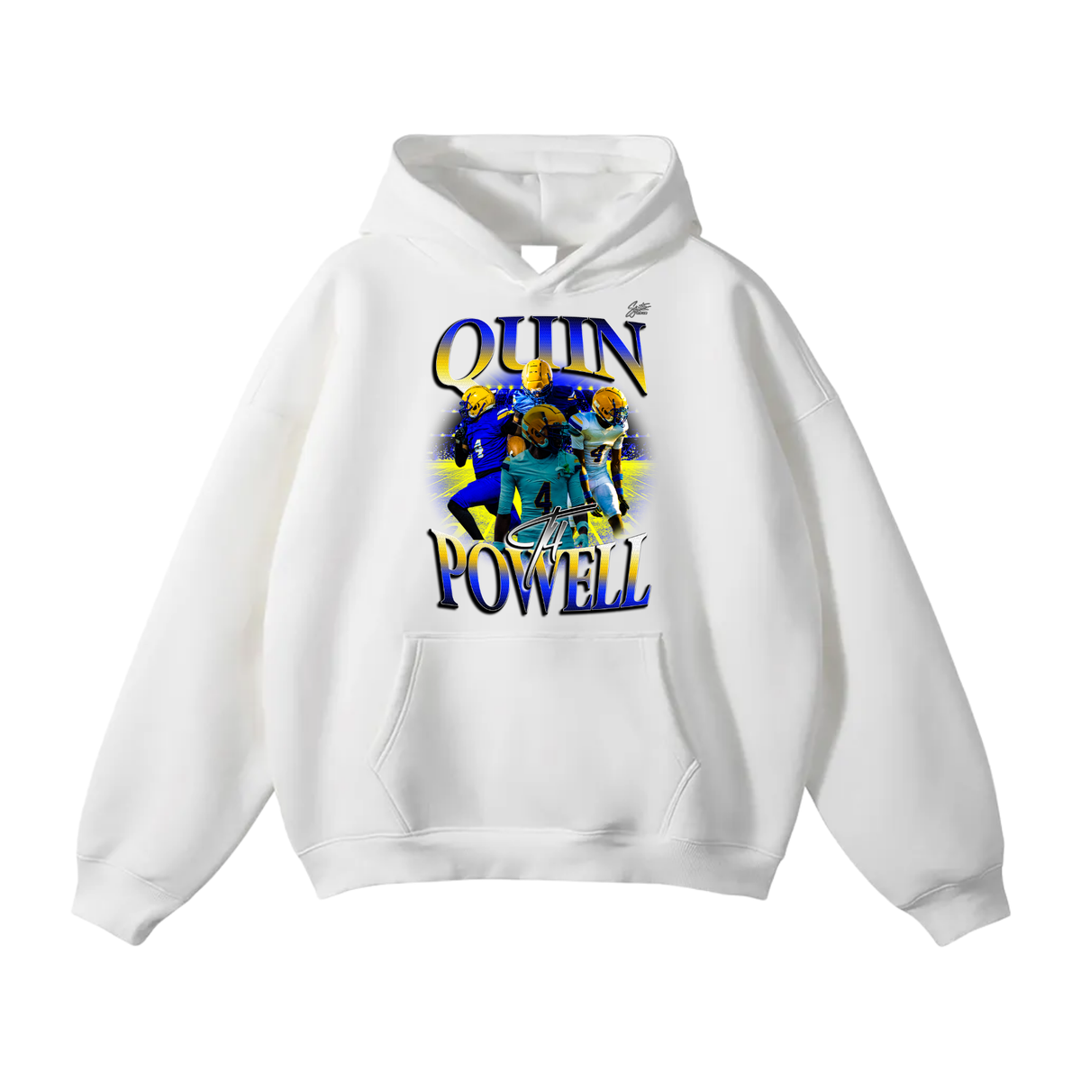Quin Powell Oversize Fleeced Hoodie