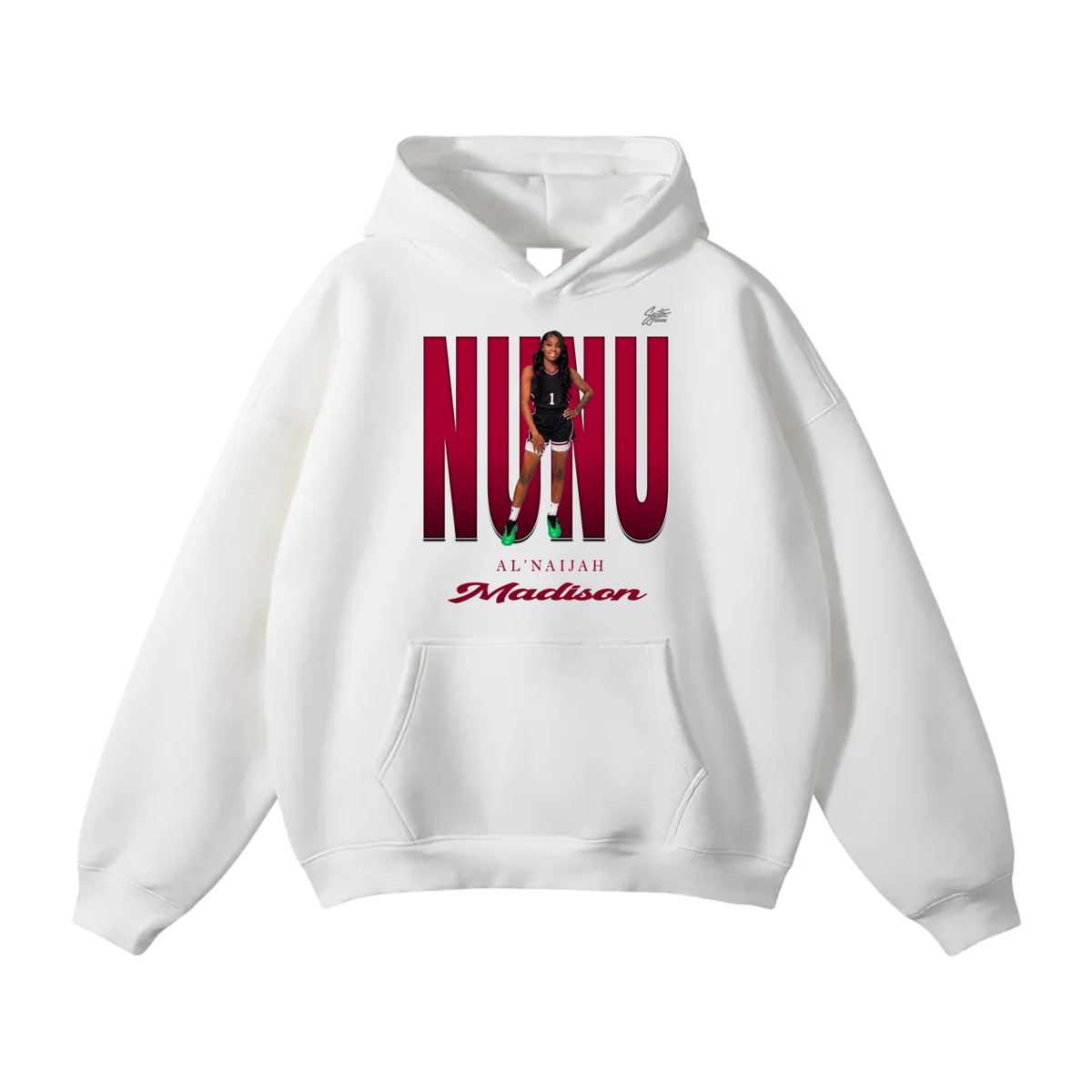 Al’naijah Madison Oversize Fleeced Hoodie