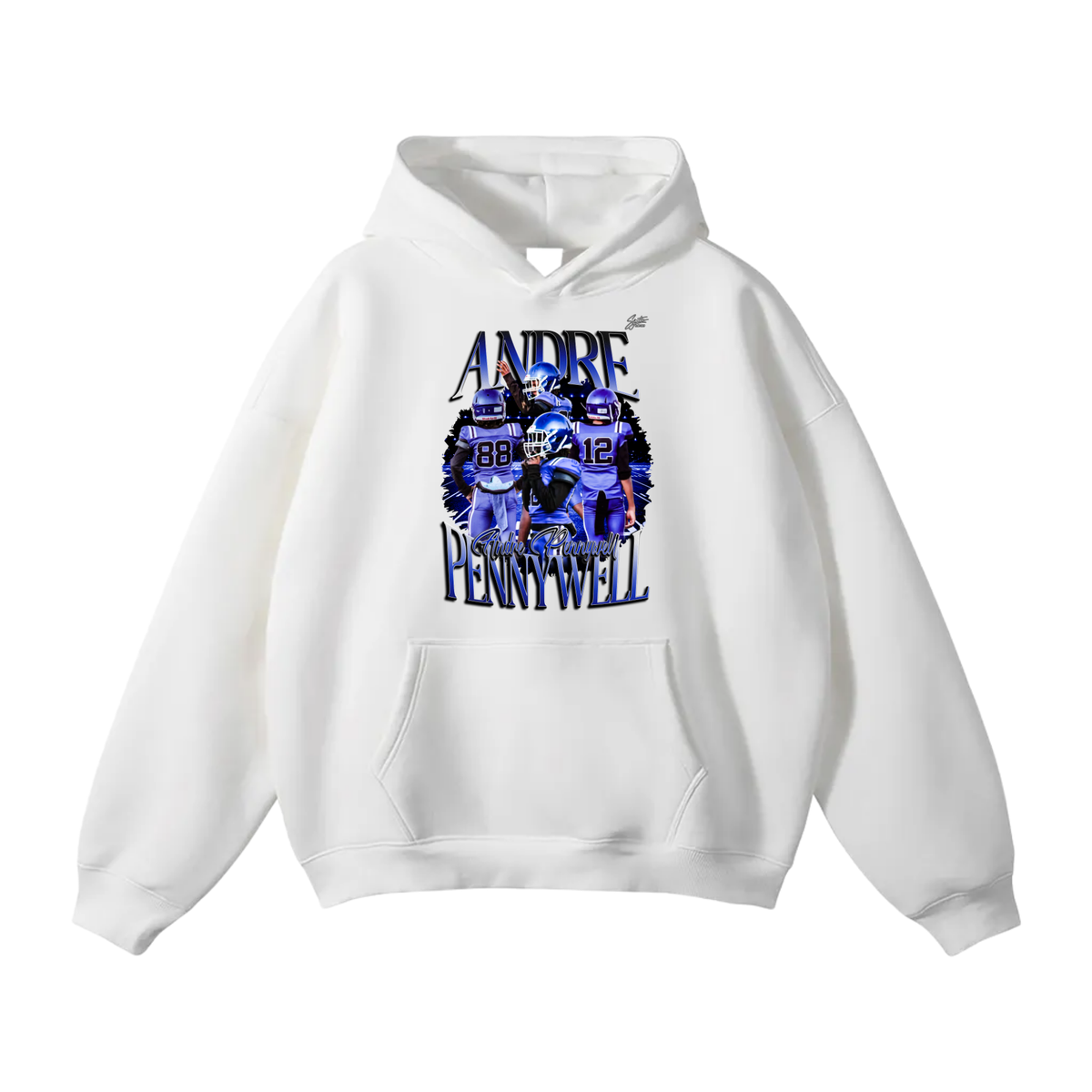 Andre Pennywell Oversize Fleeced Hoodie