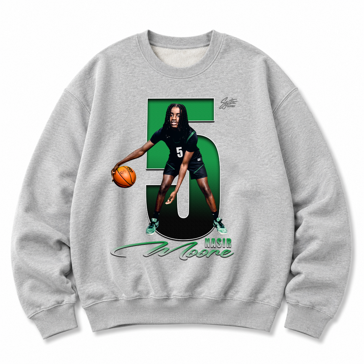 Nasir Moore Heavyweight Crewneck Sweatshirt
