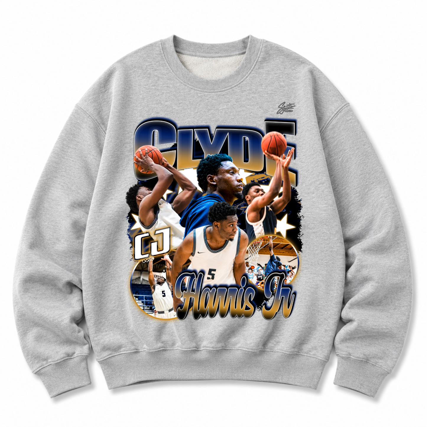 Clyde Harris Jr Heavyweight Crewneck Sweatshirt