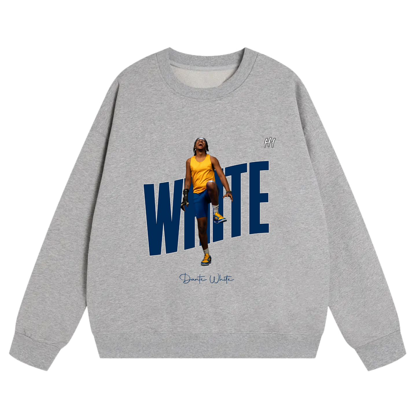 Dante White Heavyweight Crewneck Sweatshirt