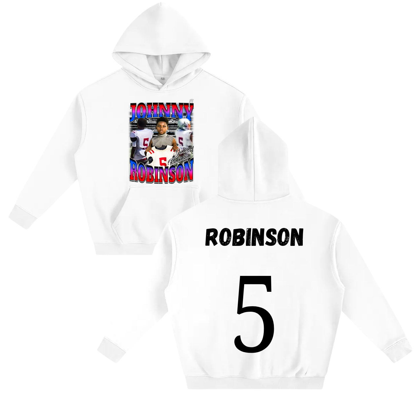 Johnnyy Robinson Oversize Fleeced Hoodie