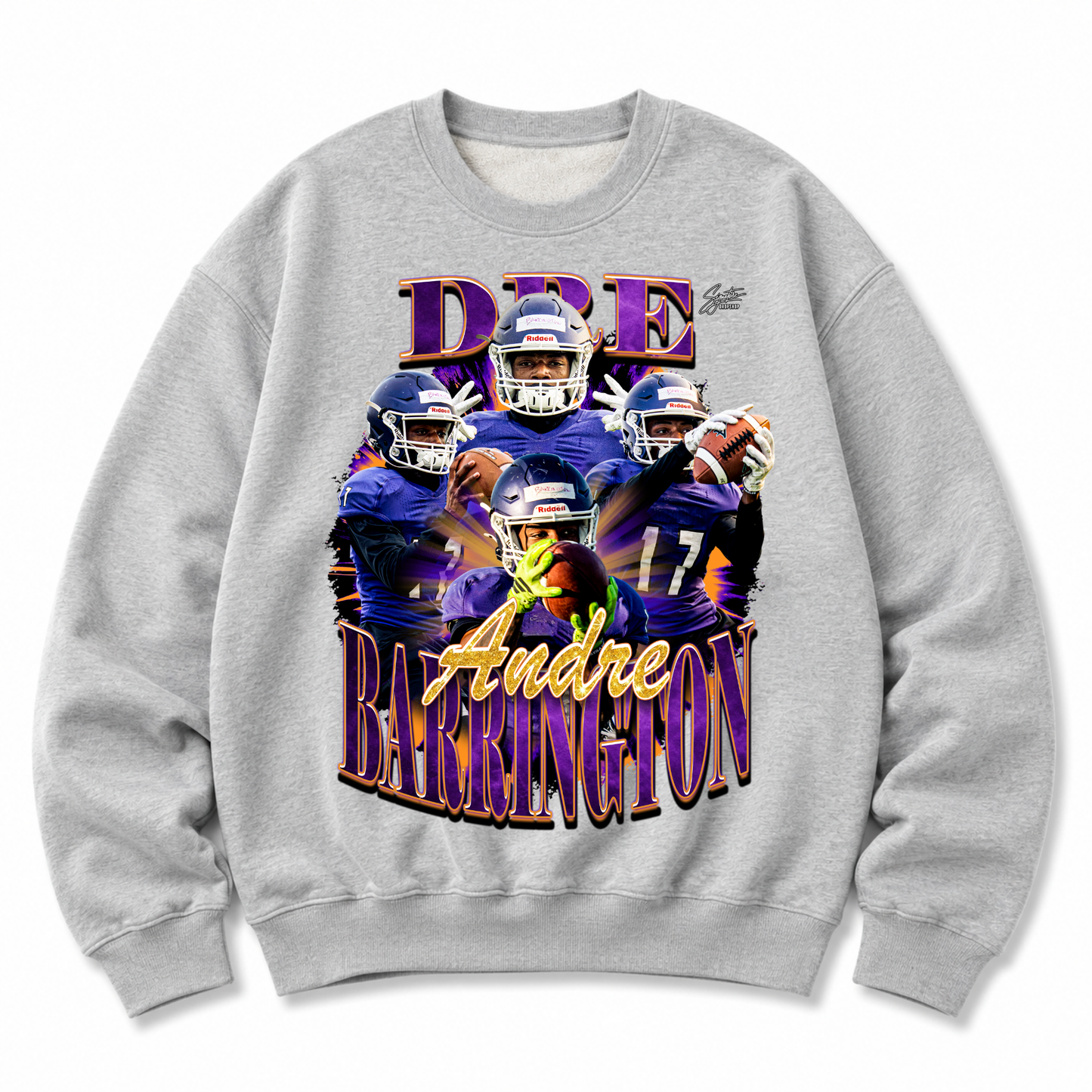 Andre Barrington Heavyweight Crewneck Sweatshirt