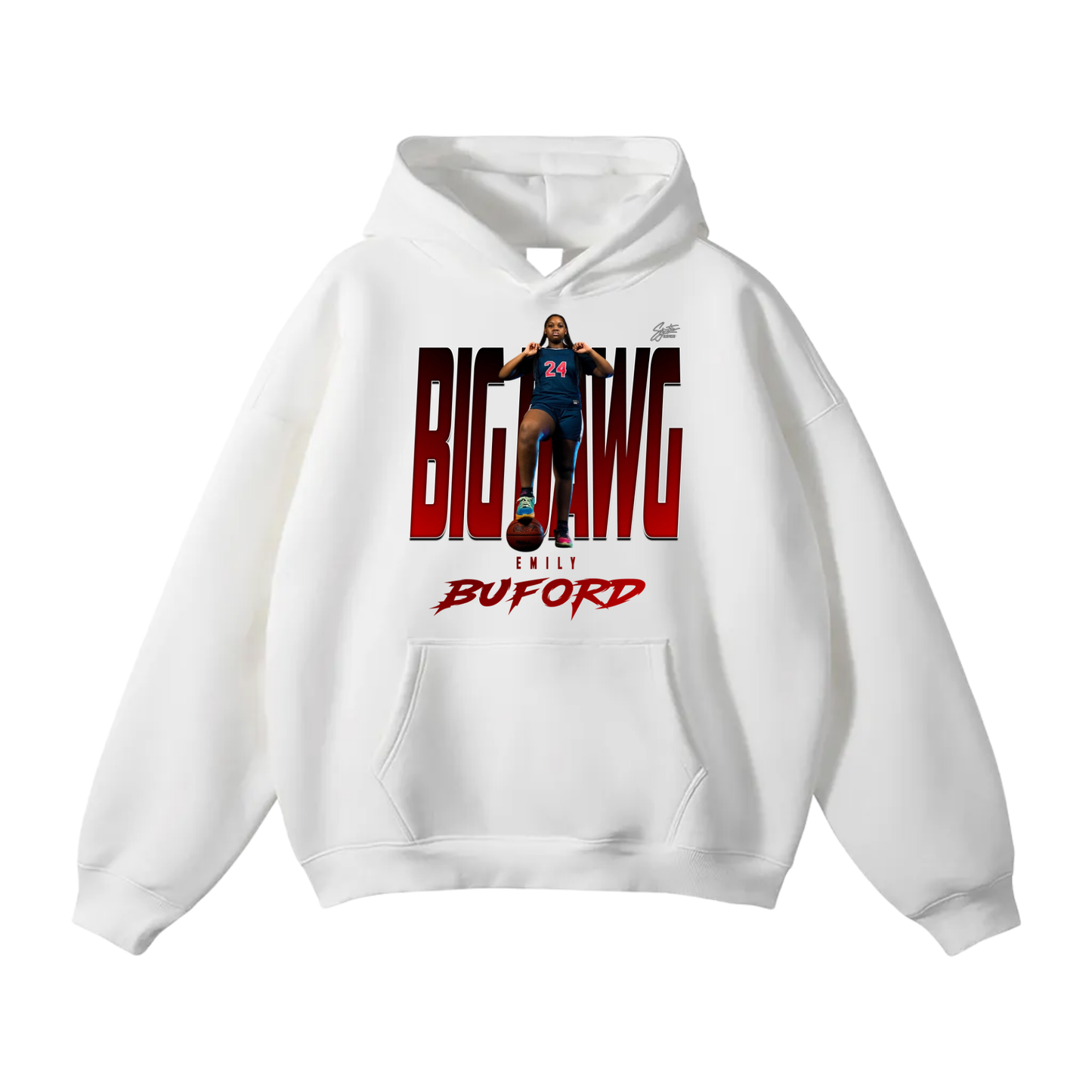 Emily Buford Oversize Fleeced Hoodie