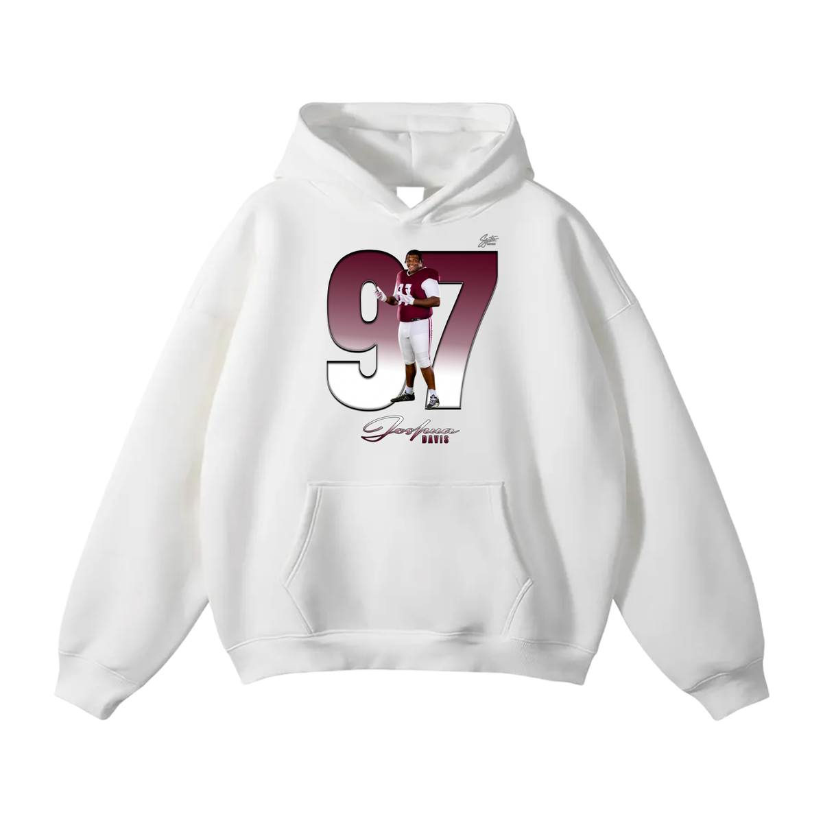 Joshua Davis Oversize Fleeced Hoodie