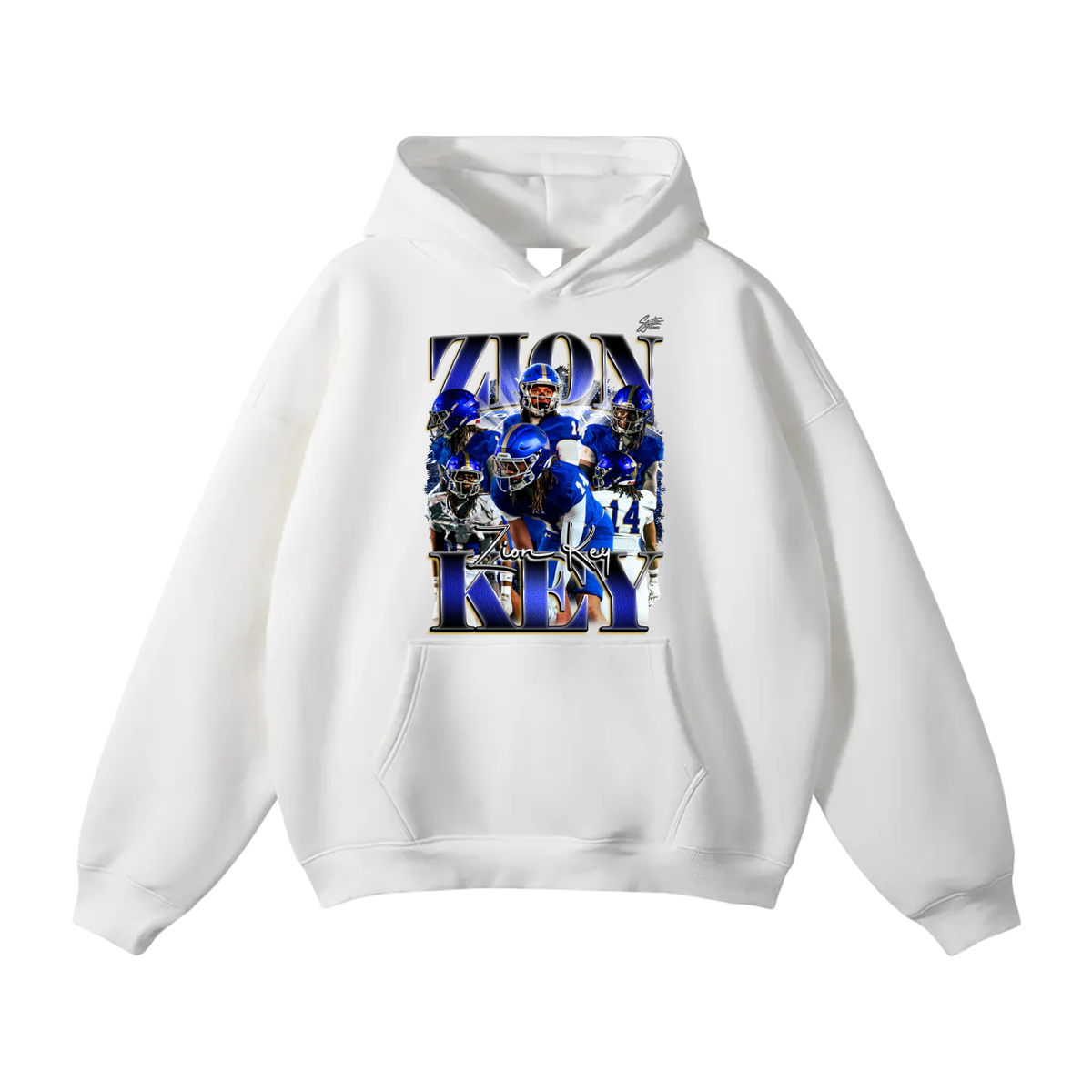 Zion Key Oversize Fleeced Hoodie