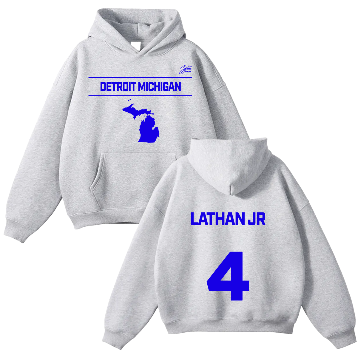 Nathaniel Lathan Jr Oversize Fleeced Hoodie