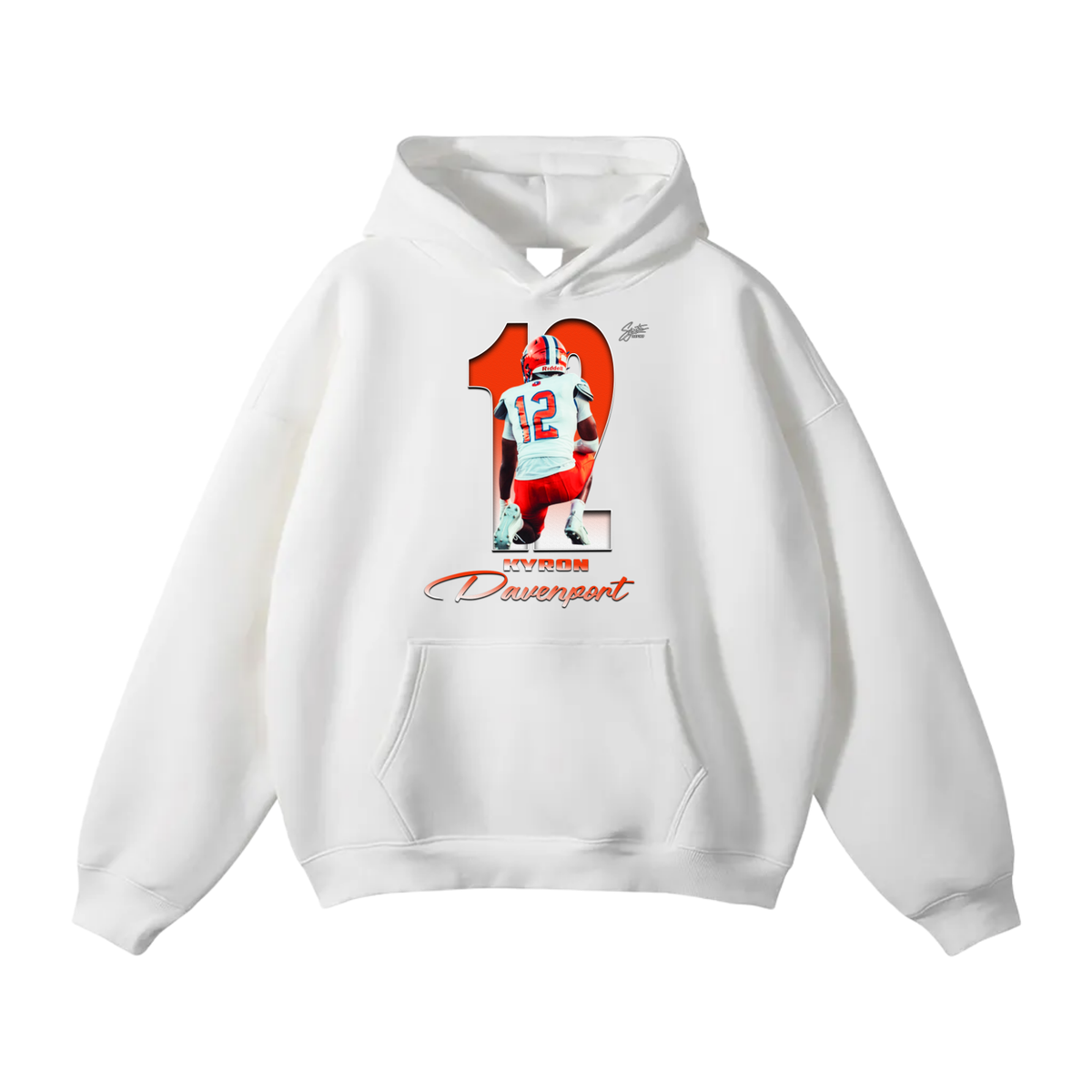 Kyron Davenport Oversize Fleeced Hoodie