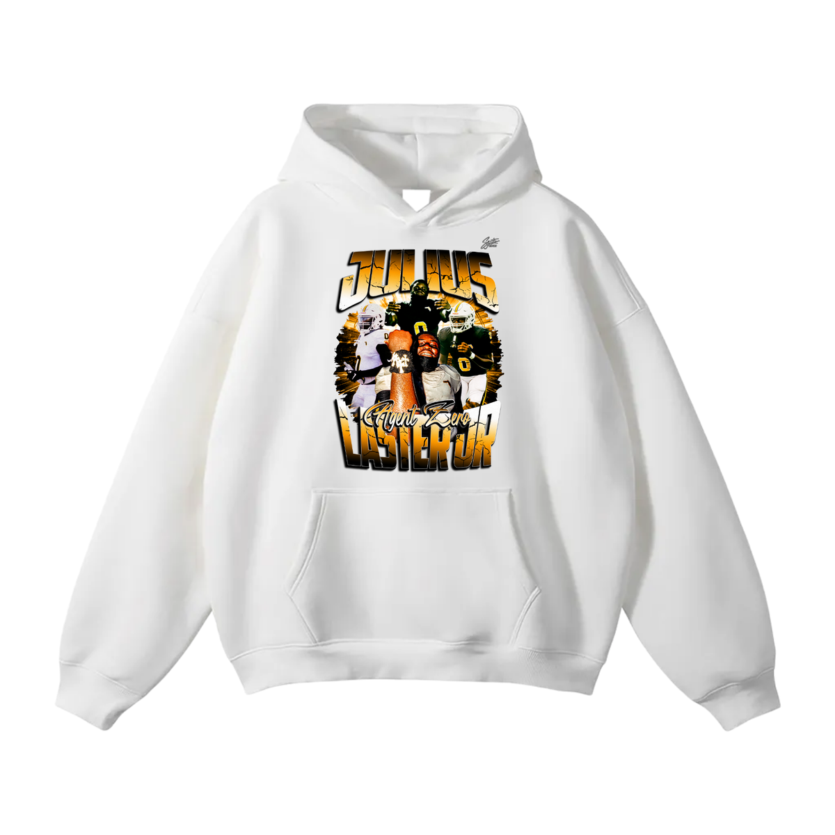 Julius Laster Jr Oversize Fleeced Hoodie