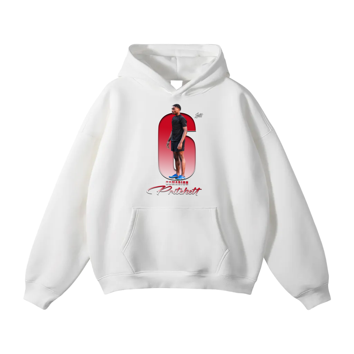 Kamarion Pritchett Oversize Fleeced Hoodie