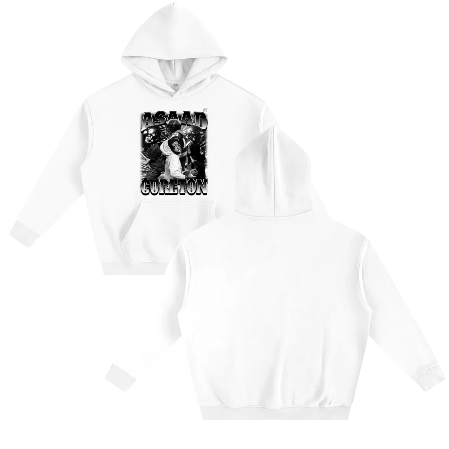 Asaad Cureton Oversize Fleeced Hoodie